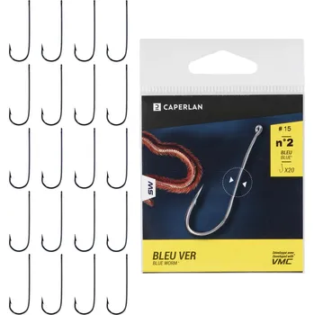 Rybářský háček CAPERLAN Háček s očkem na mořský rybolov Blue Worm 2