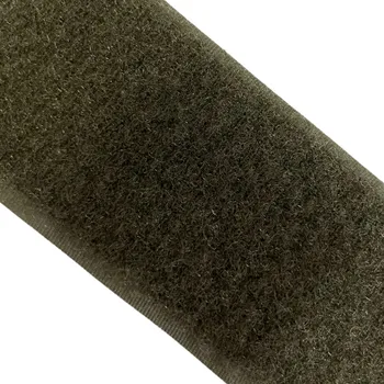 Výstražná páska Našívací suchý zip, cena za 1 m, smyčka, olive šířka: 50mm