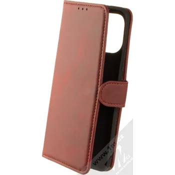 Pouzdro na mobilní telefon 1Mcz Marten Book flipové pouzdro pro Xiaomi Mi 11 tmavě červená (dark red)