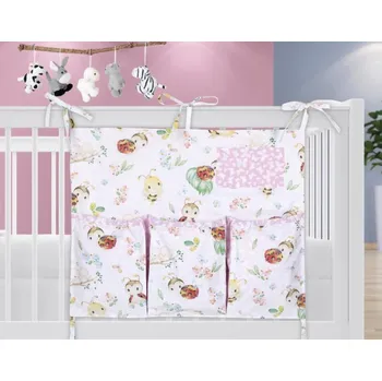 Bellatex Kapsář na dětskou postýlku 65 x 55 cm, berušky