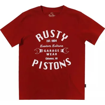 Nákrčník Rusty Pistons Rptsm96 Vista bordeaux triko - L / červená