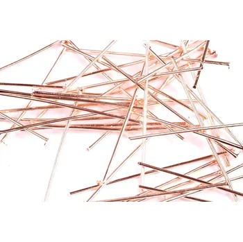 Korálek Ketlovací nýt 50mm rose gold