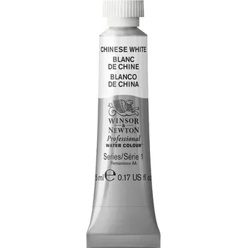 Vodová barva Akvarelová barva Winsor & Newton Professional, 5ml - Chinese White