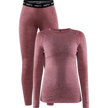 Dámská sportovní souprava Craft CORE WOOL MERINO SET W červená 1909710-414200 - XL | UK 12 | US 13