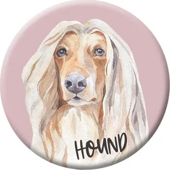 Button (placka) se špendlíkem 44 mm - Hound