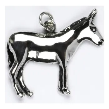 Přívěsek Stříbrný přívěsek osel - P164 (Stříbrný přívěsek osel)