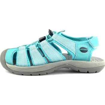 Dámská treková obuv SAGUARO sandály XZL101SB na suchý zip světle modrá, velikost 41