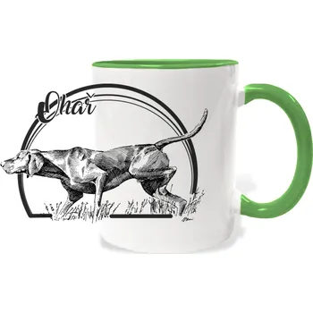 Hrnek - pes Ohař Barva: Zelená