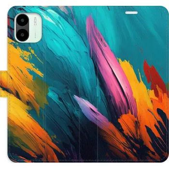 Pouzdro na mobilní telefon Flipové pouzdro iSaprio - Orange Paint 02 - Xiaomi Redmi A1 / A2