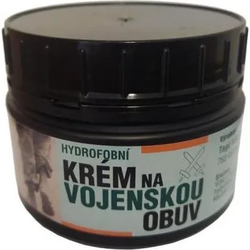 Přípravek pro údržbu obuvi Hydrofóbní vojenský krém 250 g Bezbarvý