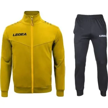 Souprava Legea Alabama dlouhý zip Velikost: M, Barva: žlutá