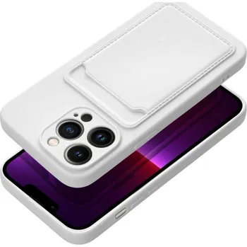 Pouzdro na mobilní telefon CARD Pouzdro pro IPHONE 15 PRO bílé