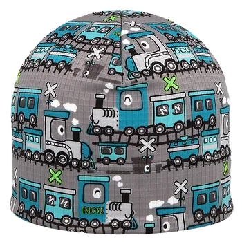 Kojenecké oblečení RDX Chlapecká funkční čepice Vláček Šedá Vel. 1