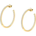 Morellato Třpytivé pozlacené kruhy se zirkony Tesori SAIW149 + 2 měsíce na vrácení zboží