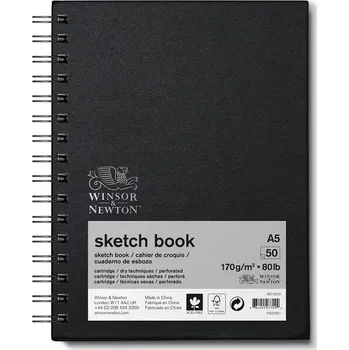 Skicář WINSOR & NEWTON Sketch Book Spiral, A5 50 listů