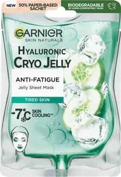 Pleťová maska Garnier Skin Naturals Hyaluronic Cryo Jelly Sheet Mask 27 g