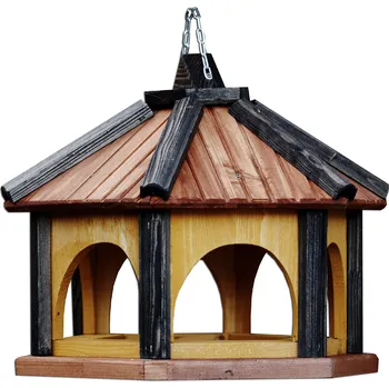 Krmítko pro ptáka Krmítko pro ptáky k zavěšení DREW K40S 35cm se solárním osvětlením LED