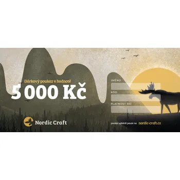 Dárkový potravinový koš Nordic Craft Dárkový poukaz 5 000,-