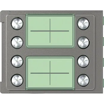 Elektrická zásuvka KRYT PRO TLAČÍTKOVÝ MODUL 352100, 8 TLAČÍTEK-2 SLOUPCE, ROBUR BTICINO 352185