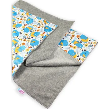 Přebalovací podložka Petit Lulu přebalovací podložka - Hroši v triku 50x70 cm