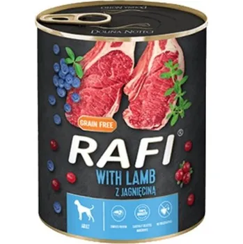 Krmivo pro psa Dolina Noteci Rafi Dog Adult konzerva Lamb/Blueberries/Cranberries 800 g