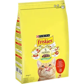 2x4kg Friskies Beef, Chicken And Vegetables