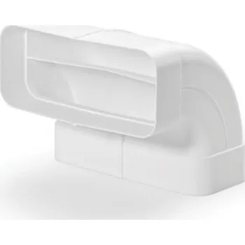 Domácí spotřebič Airforce F-RBV 150 - koleno vertikální 90° s vodícími lamelami