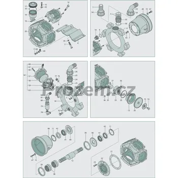 Vysokotlaký čistič Membrána Viton pro Annovi Reverberi AR 250, AR 280
