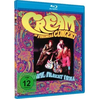 Cream - The Farewell Concert, 1 Blu-ray: Das legendäre Abschiedskonzert von 1968 erstmals HD -Mediabook – Tony Palmer,Eric Clapton,Jack Bruce,Ginger Baker (EN)