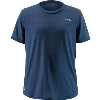 Pánské tričko KUIKMA Dětské tenisové tričko 100 Club tmavě modré 5-6 LET MODRÁ