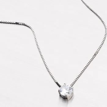 Náhrdelník Dámský náhrdelník stříbro 925 zirkon N1400013-0871-SLX délka 42 cm