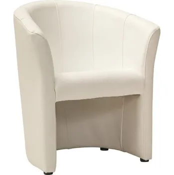 Křeslo Křeslo TM-1, Krémová ekokůže EK-0/Wenge