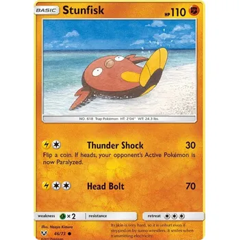 Sběratelská karetní hra Stunfisk 046/073 - Shining Legends Typ karty: Non-Holo