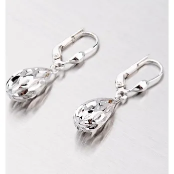 Náušnice Dámské náušnice bílé zlato 585 visací 42-3672