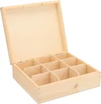 ČistéDřevo Dřevěná krabička na čaj 9…