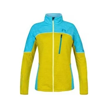 Dámská mikina Hannah MEDA clearwater/citronelle mel 38; Modrá mikina + DÁREK DLE VÝBĚRU!