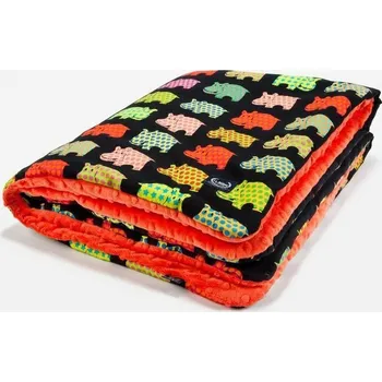 Dětská deka LaMillou Deka letní 80x100 cm hroši melounová