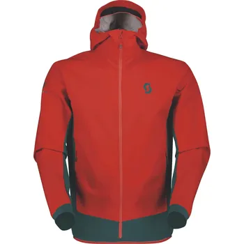 Pánská bunda SCOTT Explorair Hybrid LT aruba green/magma red 291854 S