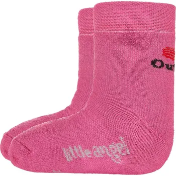 Pánské termoprádlo Little Angel ponožky celofroté Outlast® - růžová Velikost: 30-34 | 20-22 cm