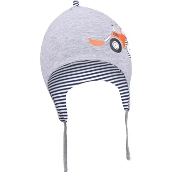 Čepice Scorpio Kojenecká čepice buldozer 42-44cm