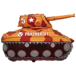 Flexmetal Balónek fóliový 80 cm tank hnědý