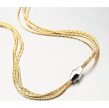 Náhrdelník Dámský náhrdelník stříbro 925 zlacený pro ženy N2101119-2619-SLX délka 45 cm