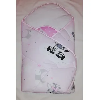 Zavinovačka Miminu Zavinovačka s výztuží bavlna Zvířátka růžová