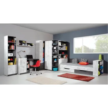 Dětský pokoj Meblar Tablo D grafit/enigma