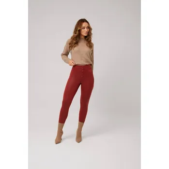 Dámské legíny Zateplené legíny LIANA Ysabel Mora hnědočervené S