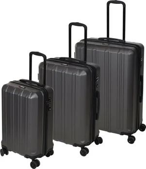 Cestovní kufr ProWorld KO-FB5000250 sada cestovních kufrů 3 ks tmavě šedá