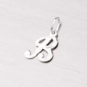 Přívěsek Přívěsek bílé zlato 585 - písmeno B 2-4003-B