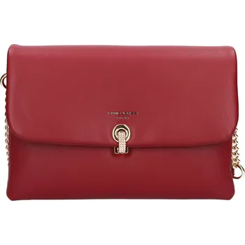 Kabelka Dámská crossbody kabelka David Jones Ledda - červená