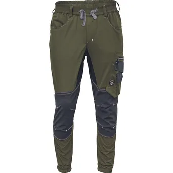 Pánské kalhoty NEURUM CLS jogger kalhoty tm.olivová - v. S