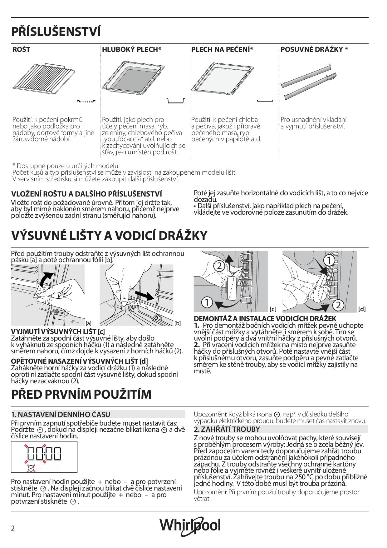 Stručný návod k obsluze Whirlpool OMR55CU1B Zbozi cz